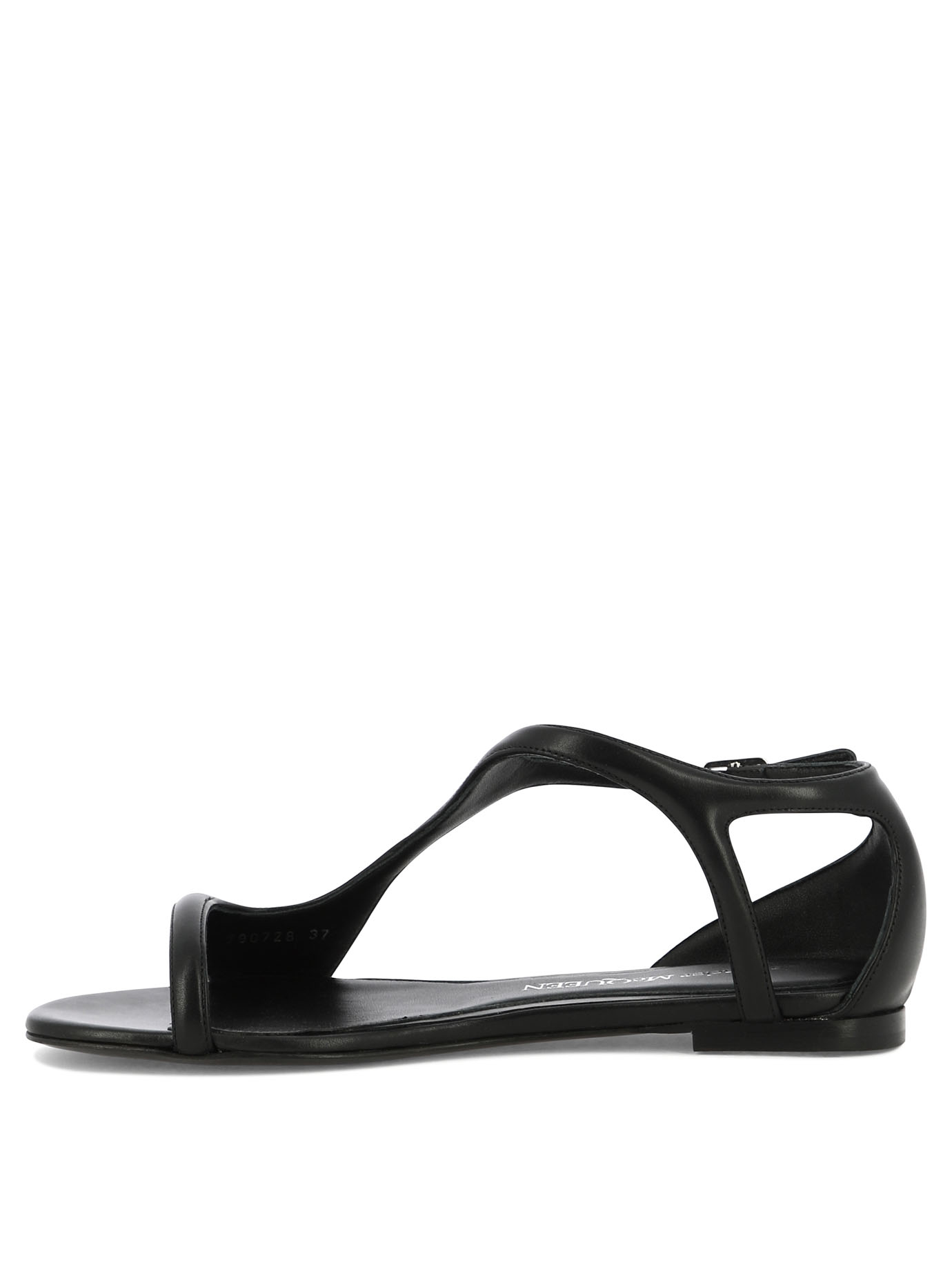 ALEXANDER MCQUEEN Black   Suppleness sandals